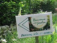 chez Martine, accueil au jardin 